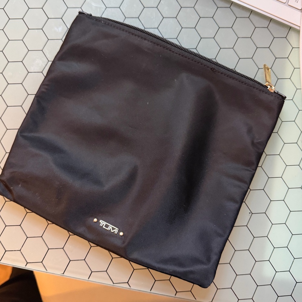 Tumi Classic Black Travel Pouch
